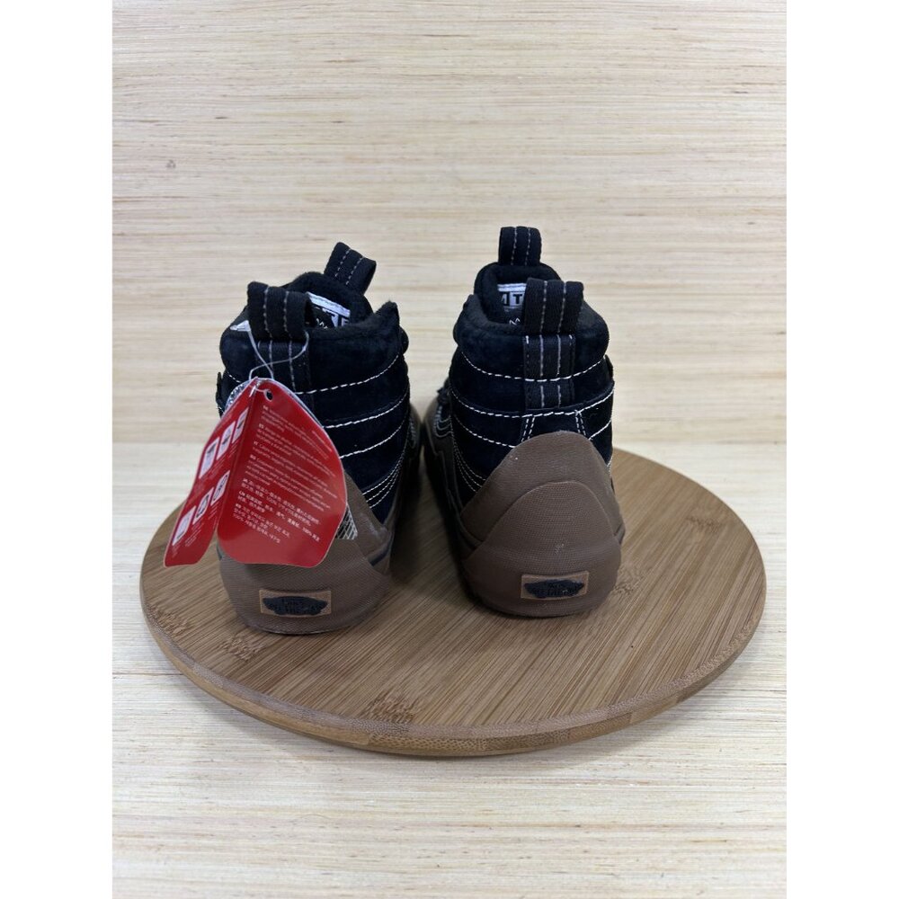 NEW Vans Sk8-Hi Dip MTE-2 Black Brown Cold Weather Shoes Womens Size 8 - Picture 4 of 8